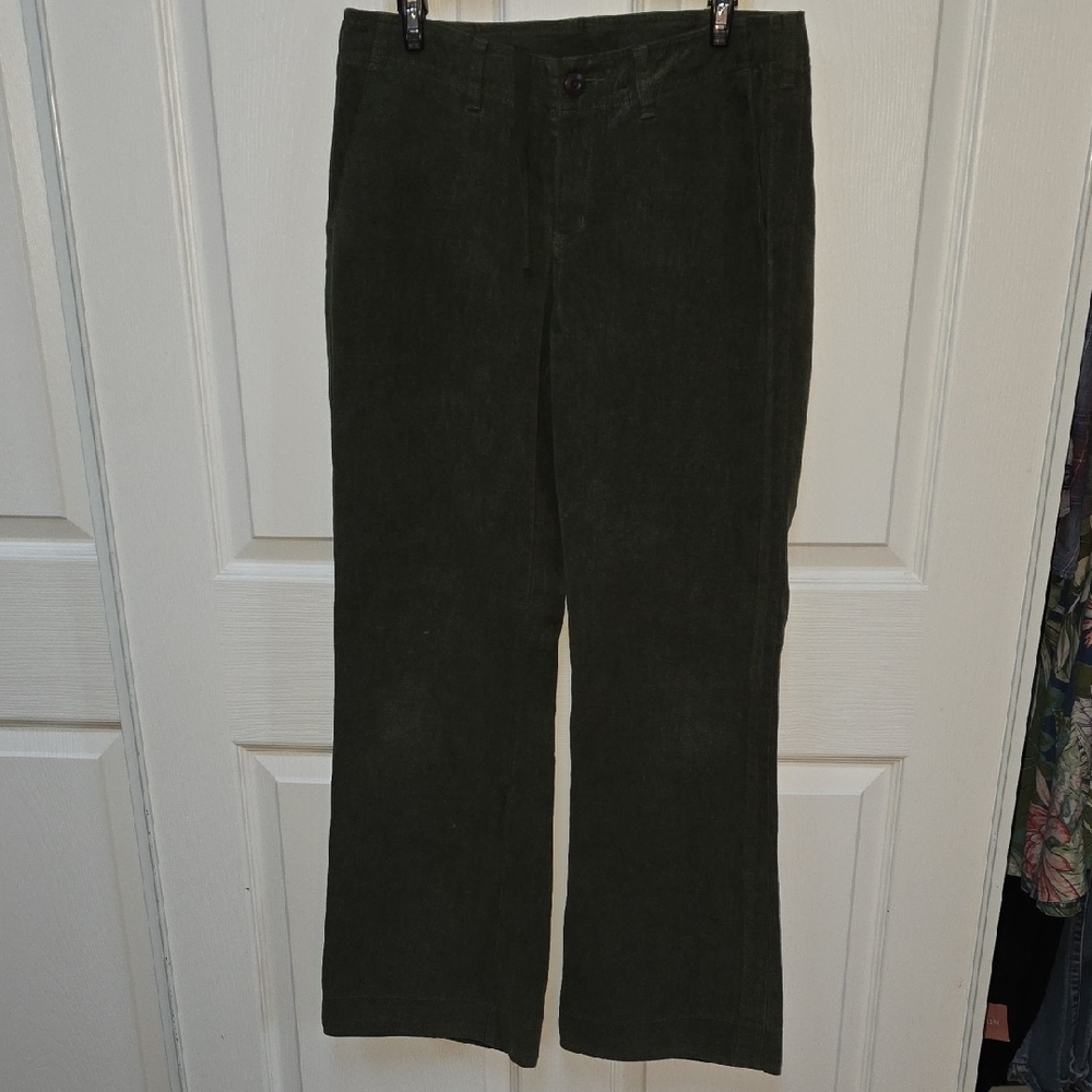 Women's Green Hemp Pants